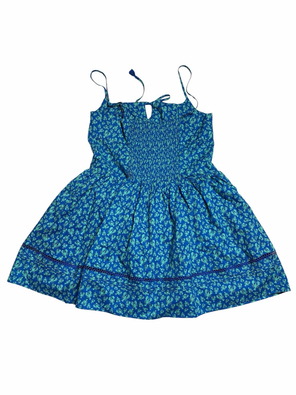 NWT Roller Rabbit X Target Blue Lobster Print Mini Dress Size Medium - Picture 5 of 13